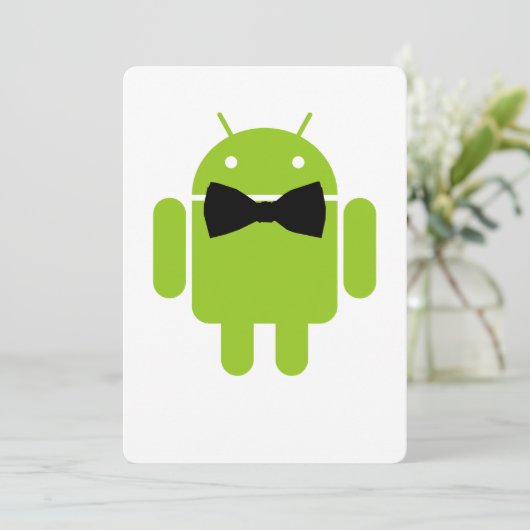 Formele Atire Green Android Robot (Staand voorkant)