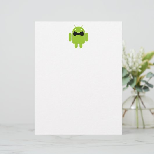 Formele Atire Green Android Robot (Staand voorkant)