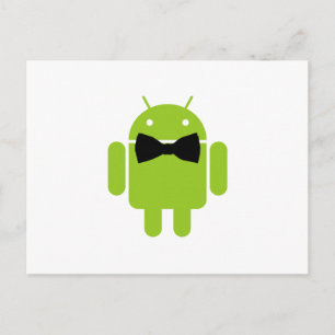 Formele Atire Green Android Robot Briefkaart