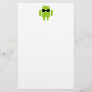 Formele Atire Green Android Robot Briefpapier