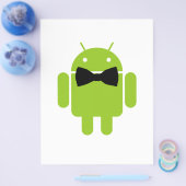 Formele Atire Green Android Robot Flyer (Enkel)