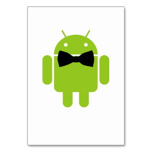 Formele Atire Green Android Robot Kaart