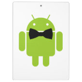 Formele Atire Green Android Robot Klembord (Achterkant)