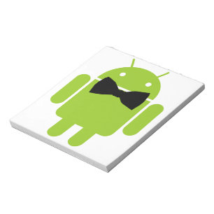 Formele Atire Green Android Robot Notitieblok