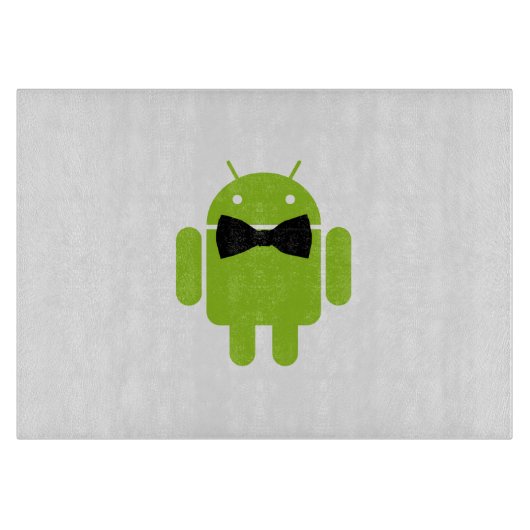 Formele Atire Green Android Robot Snijplank (Voorkant)