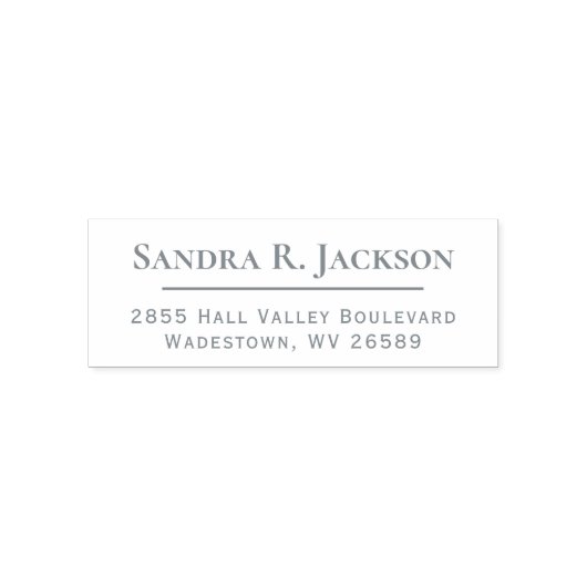 Formele Bedrijfs Professionele Naam & het Adres va Zelfinktende Stempel (Design)