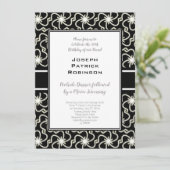 Formele Black Tie 50e verjaardagsfeest Starlight Kaart (Staand voorkant)