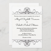 Formele  bloei - 5x7 bruiloft uitnodiging (Voorkant / Achterkant)