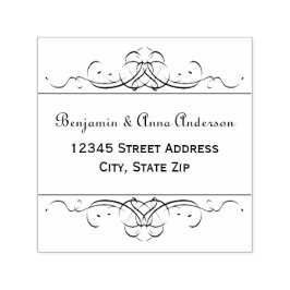 Formele  bloeien - Zelfinkt adresstempel Zelfinktende Stempel