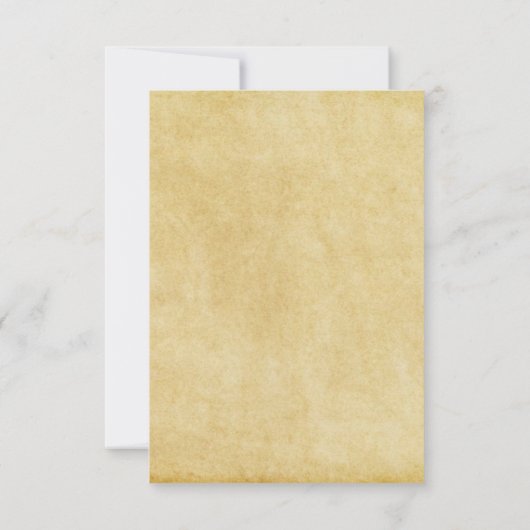 Formele  bloeipapier - 3x5 bruiloft uitnodigen kaart (Achterkant)