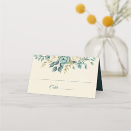 Formele Bloemen Gepersonaliseerde Gevouwen Plaats  Plaatskaartje