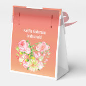 Formele bruidsmeisje jurk 🎀 Maid of Honor Bedankdoosjes (Achterkant)