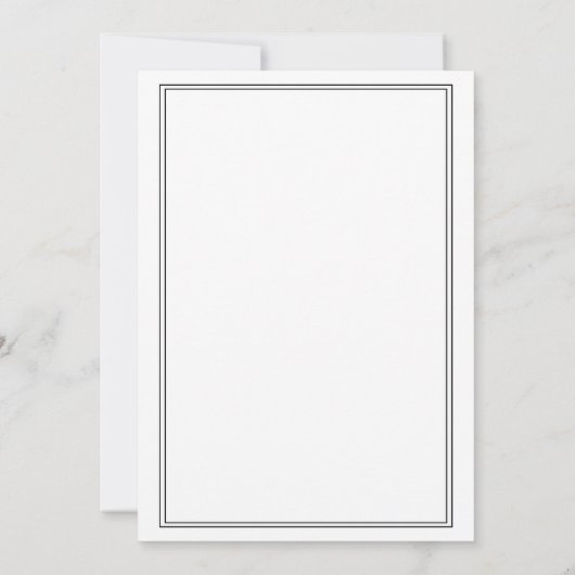 Formele bruiloft kaart (Achterkant)