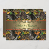 Formele Camo Wedding Invitations 5x7 Kaart (Voorkant / Achterkant)