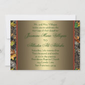 Formele Camo Wedding Invitations 5x7 Kaart (Achterkant)
