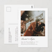 Formele Captie Verloving Opslag de Datum Briefkaart (Voorkant / Achterkant)
