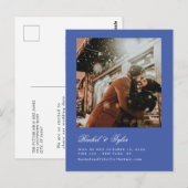 Formele Caption Engagement Save the Date Briefkaart (Voorkant / Achterkant)