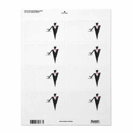 Formele catering etiket (Full Sheet)