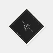 Formele Classic Gepersonaliseerd Jubileum of Bruil Servet (Hoek)