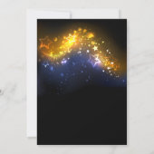 Formele collectieve Gala Event Gold mousserende li Kaart (Achterkant)