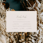 Formele Cream Dinner Options RSVP