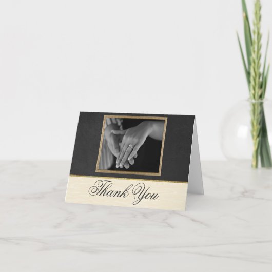 Formele dankkaart bedankkaart (Voorkant)