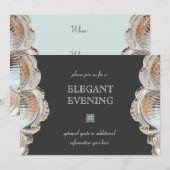 Formele denningzilver-serving kaart (Voorkant / Achterkant)