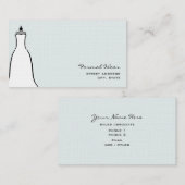 Formele Draag Boutique - een lijnweddenschap Visitekaartje (Voorkant / Achterkant)