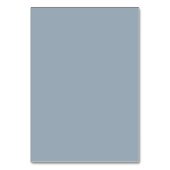 Formele  Dusty Blue Monogram bruiloft Kaart (Achterkant)
