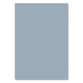 Formele  Dusty Blue Monogram bruiloft Kaart (Achterkant)