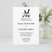 Formele Eenvoudige Elegant Koekje - 3x5 Wedding no Kaart (Staand voorkant)