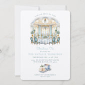 Formele eetkamertafel | Kerstthee Kaart (Voorkant)