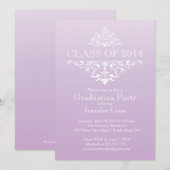 Formele Elegant Vlaamse Graduation Party Kaart (Voorkant / Achterkant)