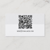 Formele    ElegantDesigner Visitekaartje (Achterkant)