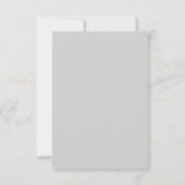 Formele Elegante Bedankkaart (Achterkant)