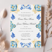 Formele Elegante Waterverf Italiaanse Tegels bruil Kaart