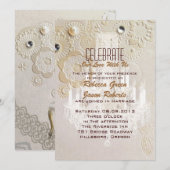 Formele elegante zwammen parijs bruiloft kaart (Voorkant / Achterkant)