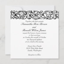  formele elegante zwarte en witte bruiloft