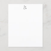 Formele en Elegante Bruiloft Stationery (Voorkant)