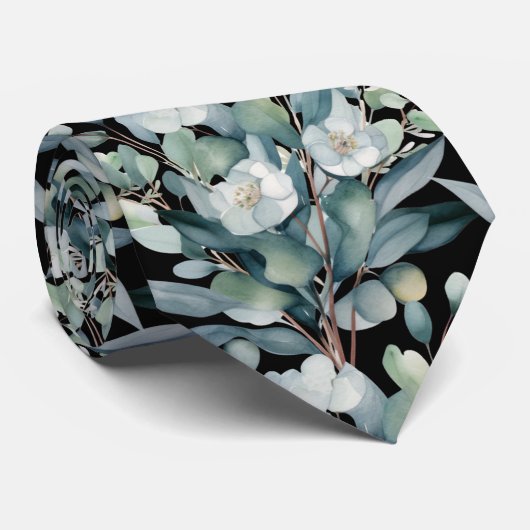 Formele Eucalyptus Heren Das | Eenvoudig en Klassi (Opgerold)
