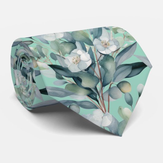 Formele Eucalyptus Heren Das | Eenvoudig en Klassi (Opgerold)
