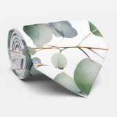 Formele Eucalyptus Heren Das | Eenvoudig en Klassi (Opgerold)