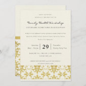FORMELE FAUX GOLD DAMASK CLASSIC WORKSHOP EVAL KAART (Voorkant / Achterkant)