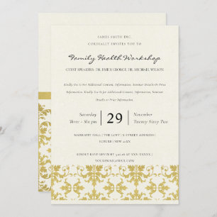 FORMELE FAUX GOLD DAMASK CLASSIC WORKSHOP EVAL KAART