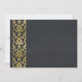FORMELE FAUX GOLD NAVY DAMASK WORKSHOP EVAL KAART (Achterkant)