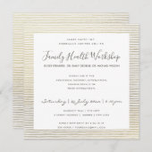 FORMELE FAUX SILVER STRIPE LINE WORKSHOP EVAL KAART (Voorkant / Achterkant)