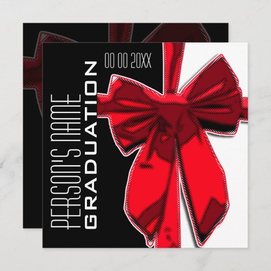 Formele feestelijke speciale gelegenheid CUSTOMIZE Kaart (Voorkant / Achterkant)