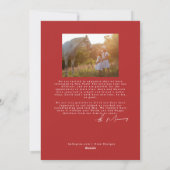 Formele feestkaart met wiet en kerstaven feestdagenkaart (Achterkant)