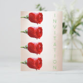 Formele flacon Rozen Paars groen eiwit vroeg Kaart (Staand voorkant)