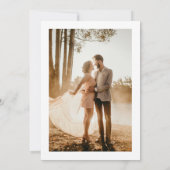 Formele foto save the date verlovings- en trouwkaa (Achterkant)